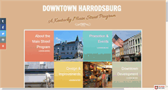 Desktop Screenshot of downtownharrodsburg.com