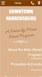Mobile Screenshot of downtownharrodsburg.com